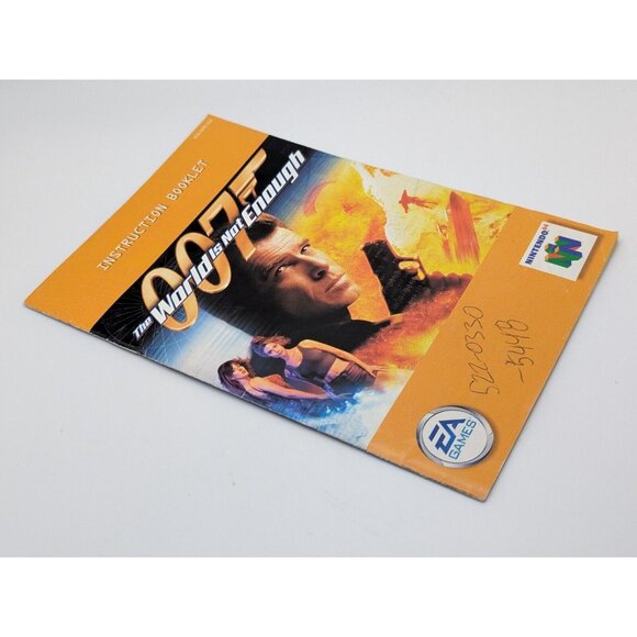007 The World Is Not Enough (Nintendo 64 N64, 2000) Manual Only - Picture 2 of 5